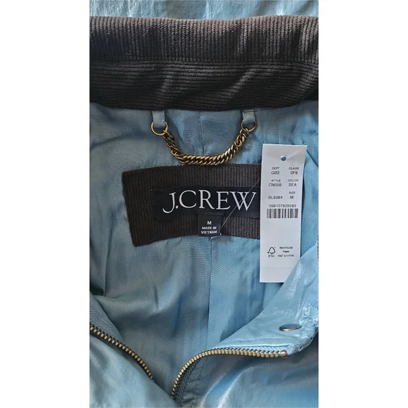 J.Crew Shiny long Barn Jacket™ - Picture 10 of 10